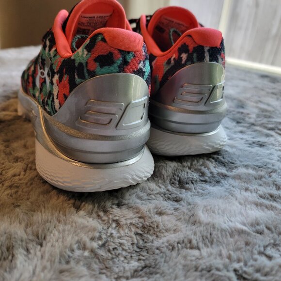 Under Armour Steph Curry W11 M9.5 1 Low FloTro Camp 3025632-001 - Picture 11 of 16